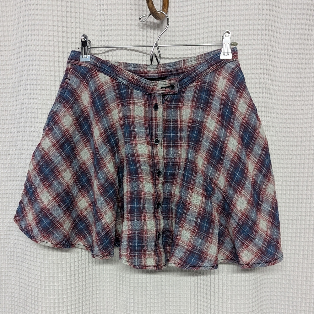 Armani exchange plaid skirt